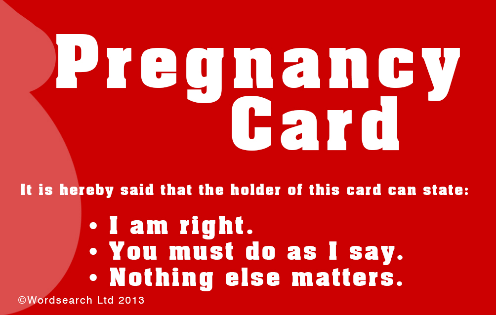 Pregnancy Card